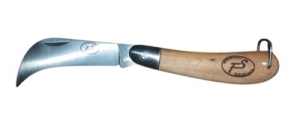 COLTELLO A RONCOLA PER INNESTO MANICO LEGNO